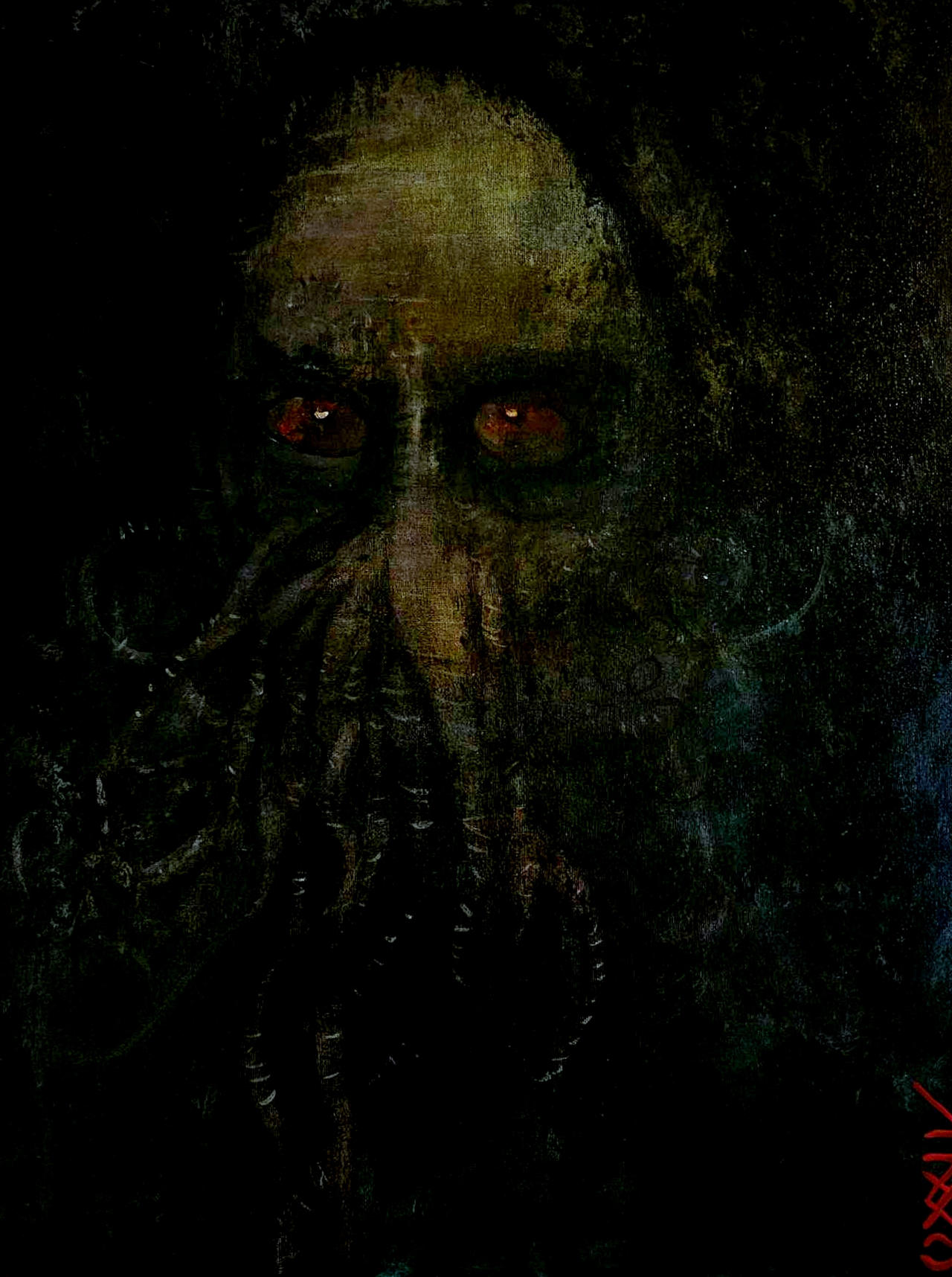 Deep One - Acrylic 18x24