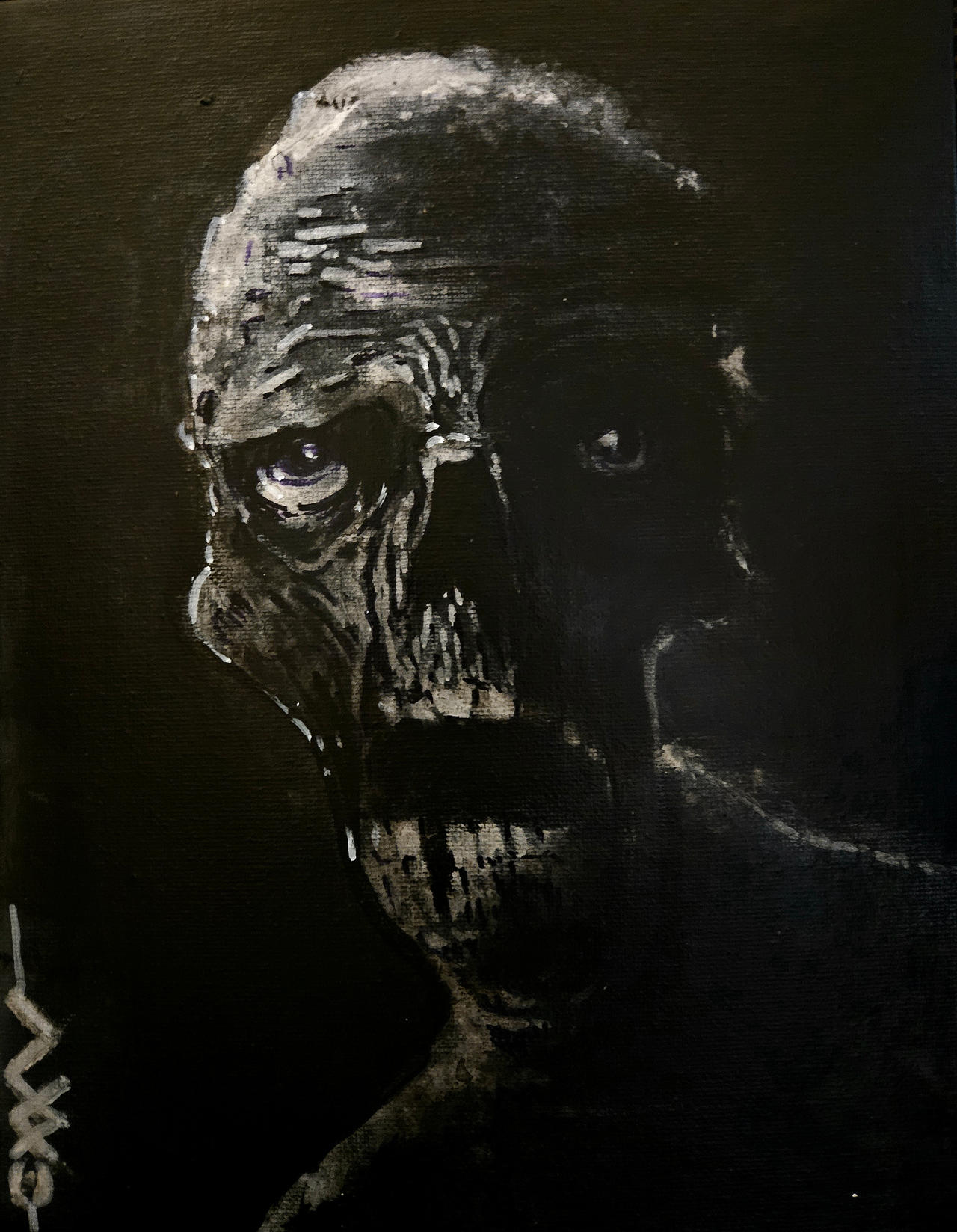 Zombie in Acrylic