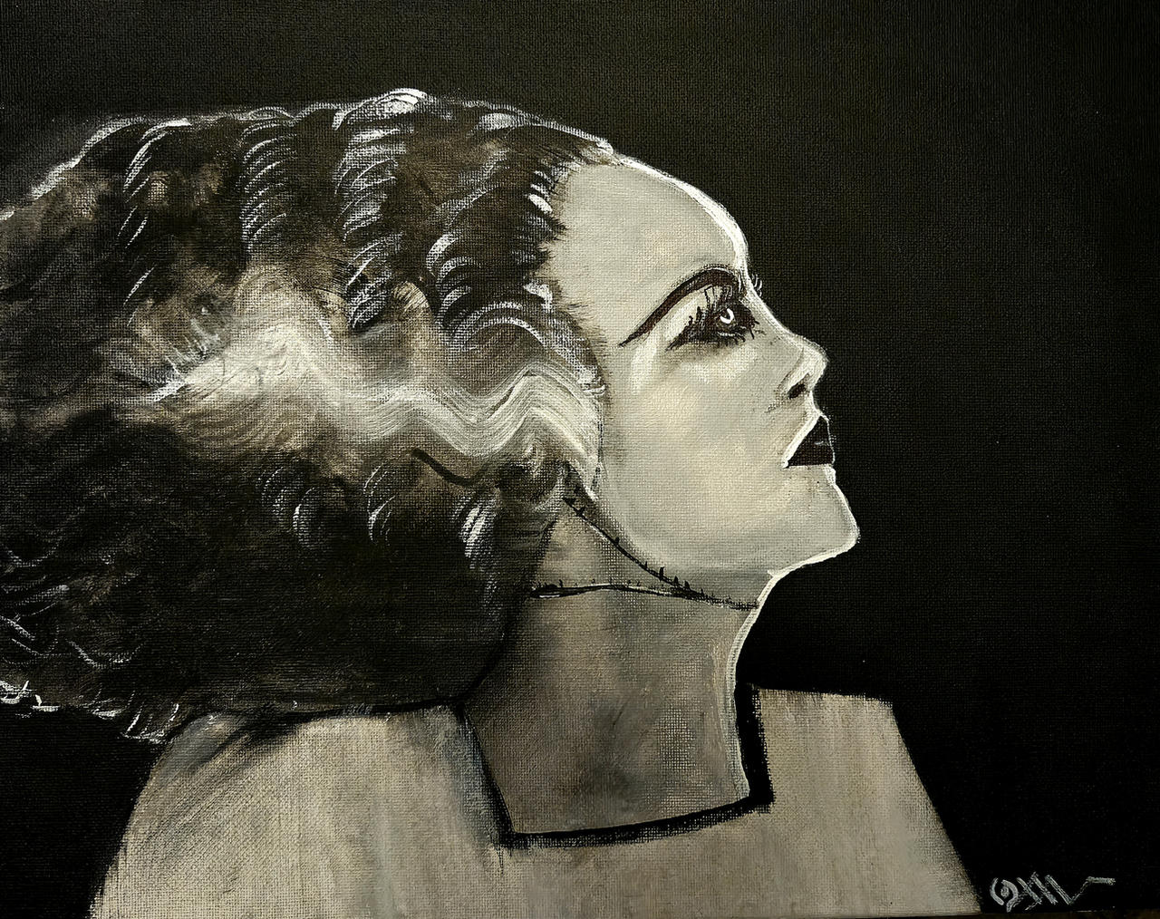 Bride of Frankenstein classic look