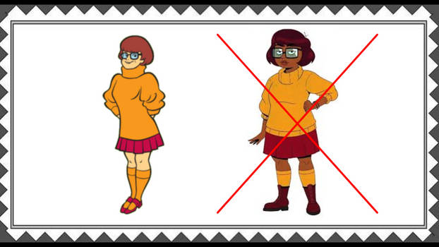 Pro-OG Velma and Anti-2023 Velma stamp