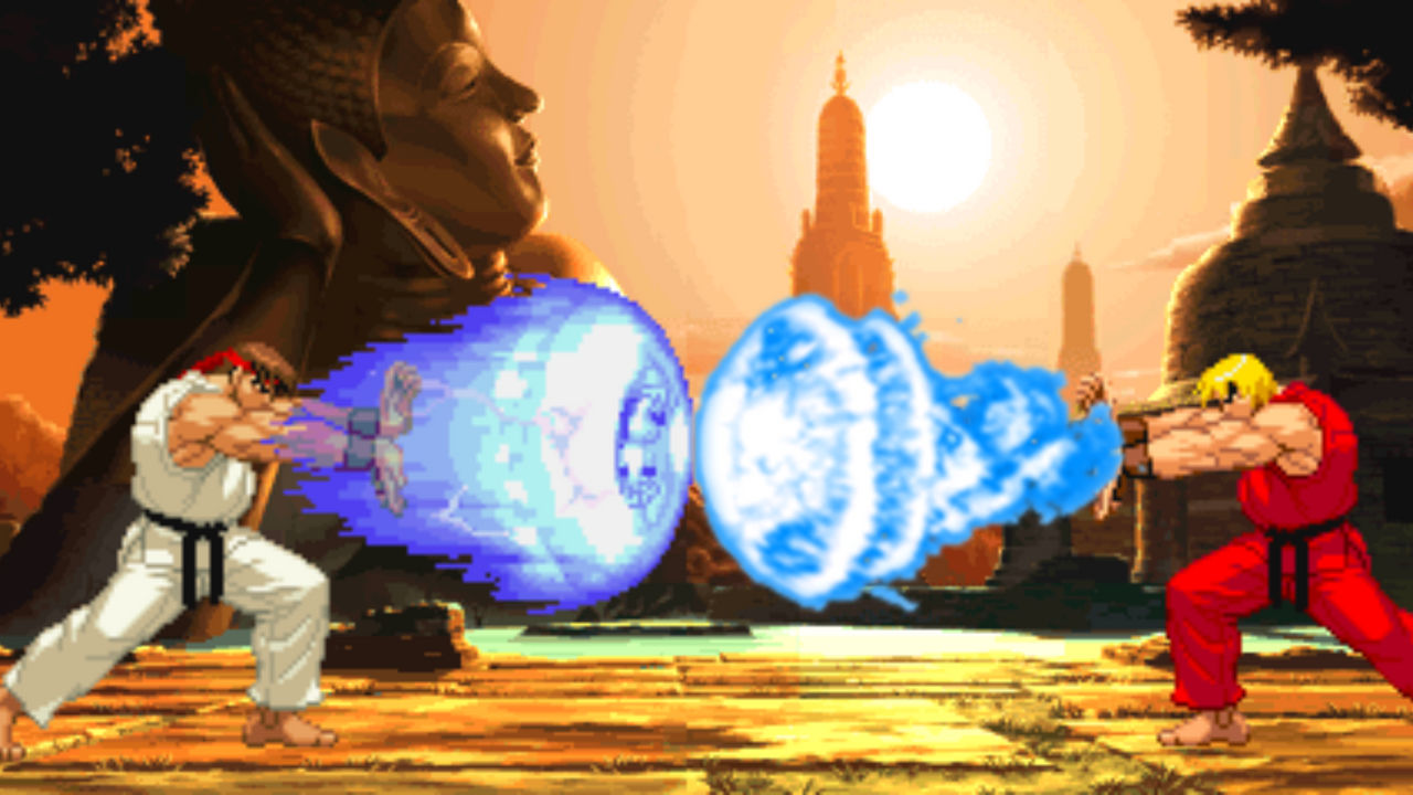 Ryu VS. Ken: Hadouken Battle by PlayAbiyyu on DeviantArt