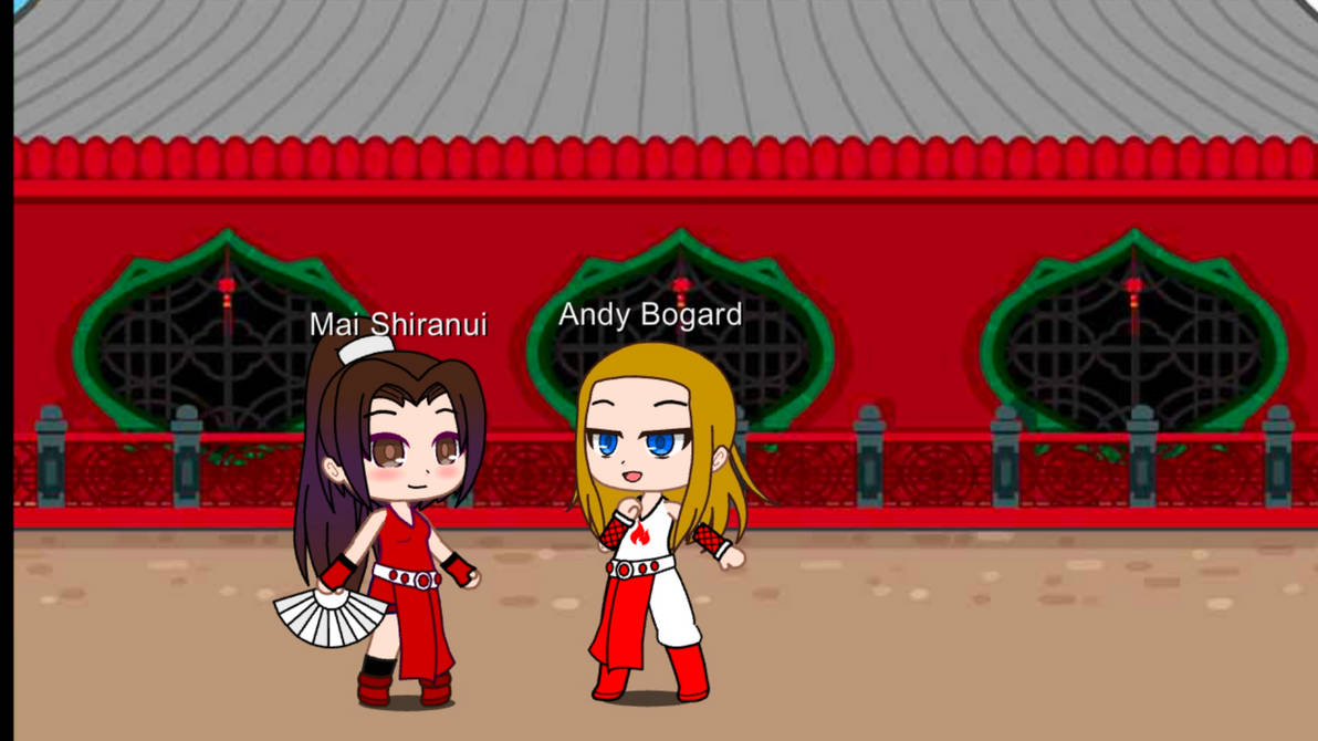 Andy Bogard and Mai Shiranui in Gacha Club by PlayAbiyyu on DeviantArt