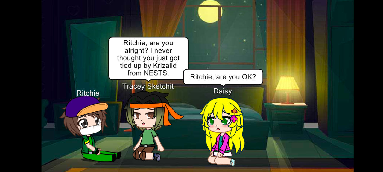Tracey saves Ritchie (featuring Daisy) by PlayAbiyyu on DeviantArt