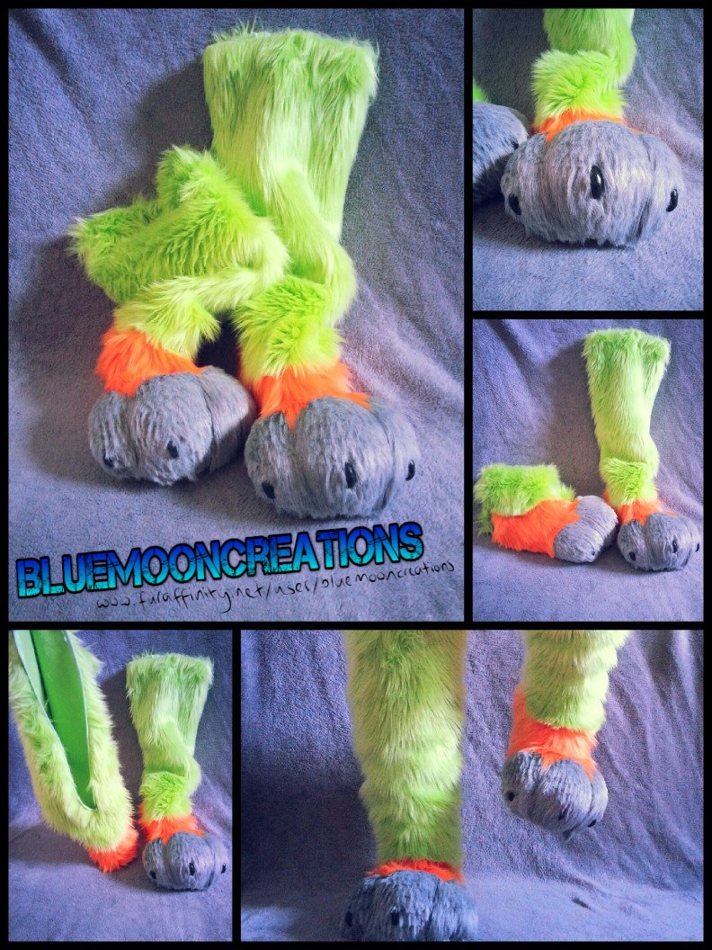 Feetpaw and leg sleeves commission