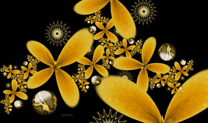 Blooming Yellow at Night