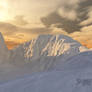 Sunset in the Alps