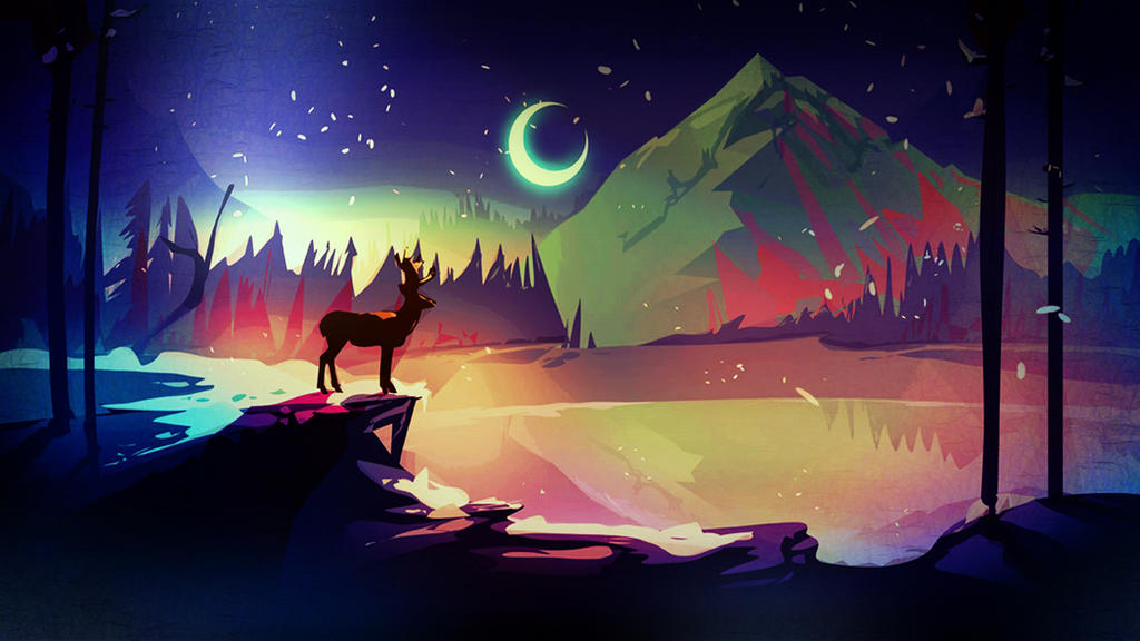 The Deer by 24Raven on DeviantArt