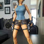 Handmade Tomb Raider Anniversary sculpture 