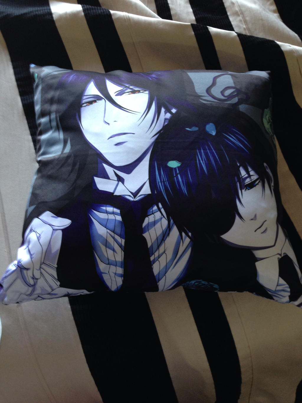 Black Butler Pillow of Ciel and Sebastain