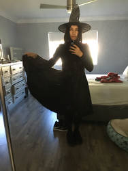 Me as a witch for Halloween