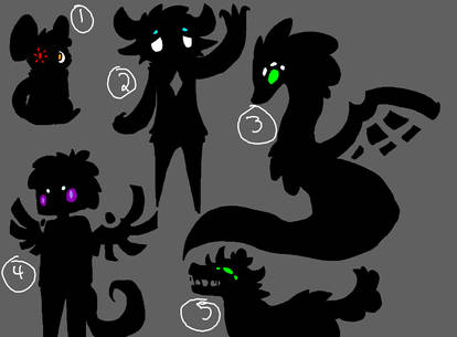 Free Silhouette Adopts (Look in Desc) (all gone)