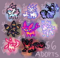 [CLOSED RESOLD] Eeveelution Adopts