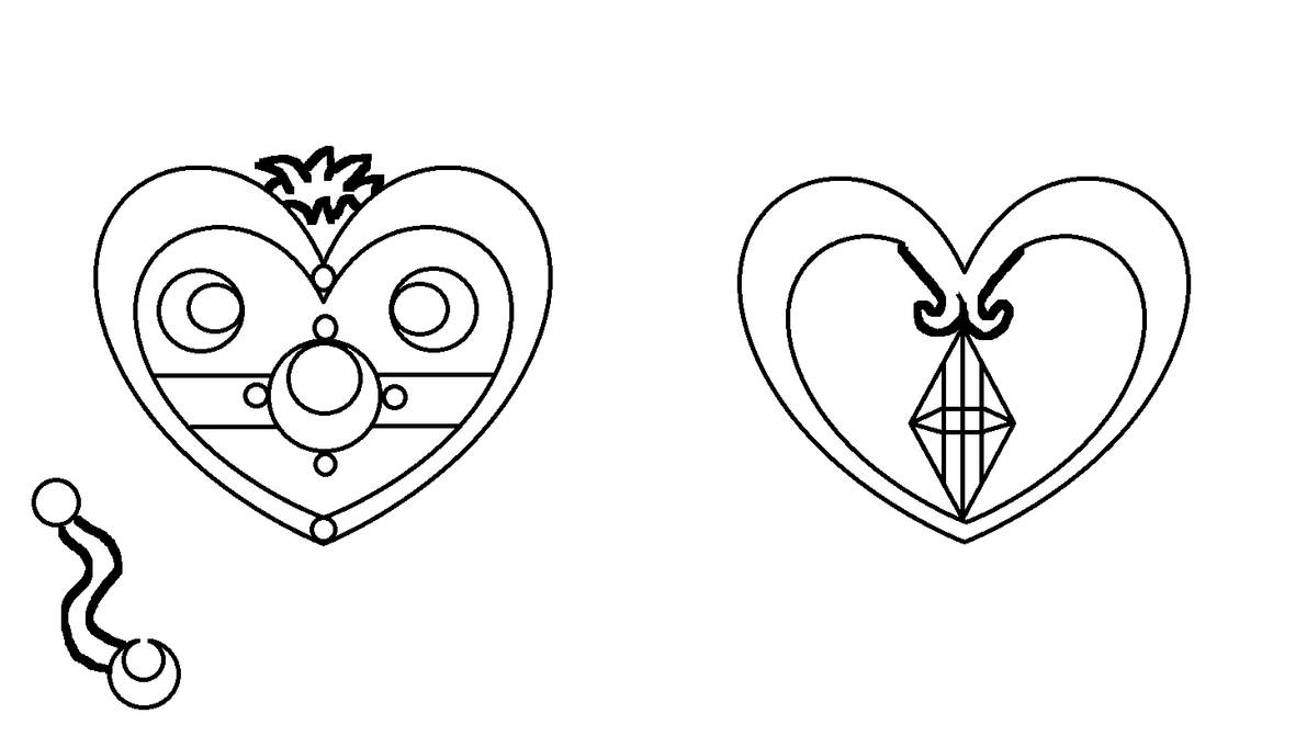 Princess Sailor Moon Lockets: Lines by XNekoXMika on DeviantArt