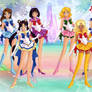 Sailor Earth and Team: Doll Version