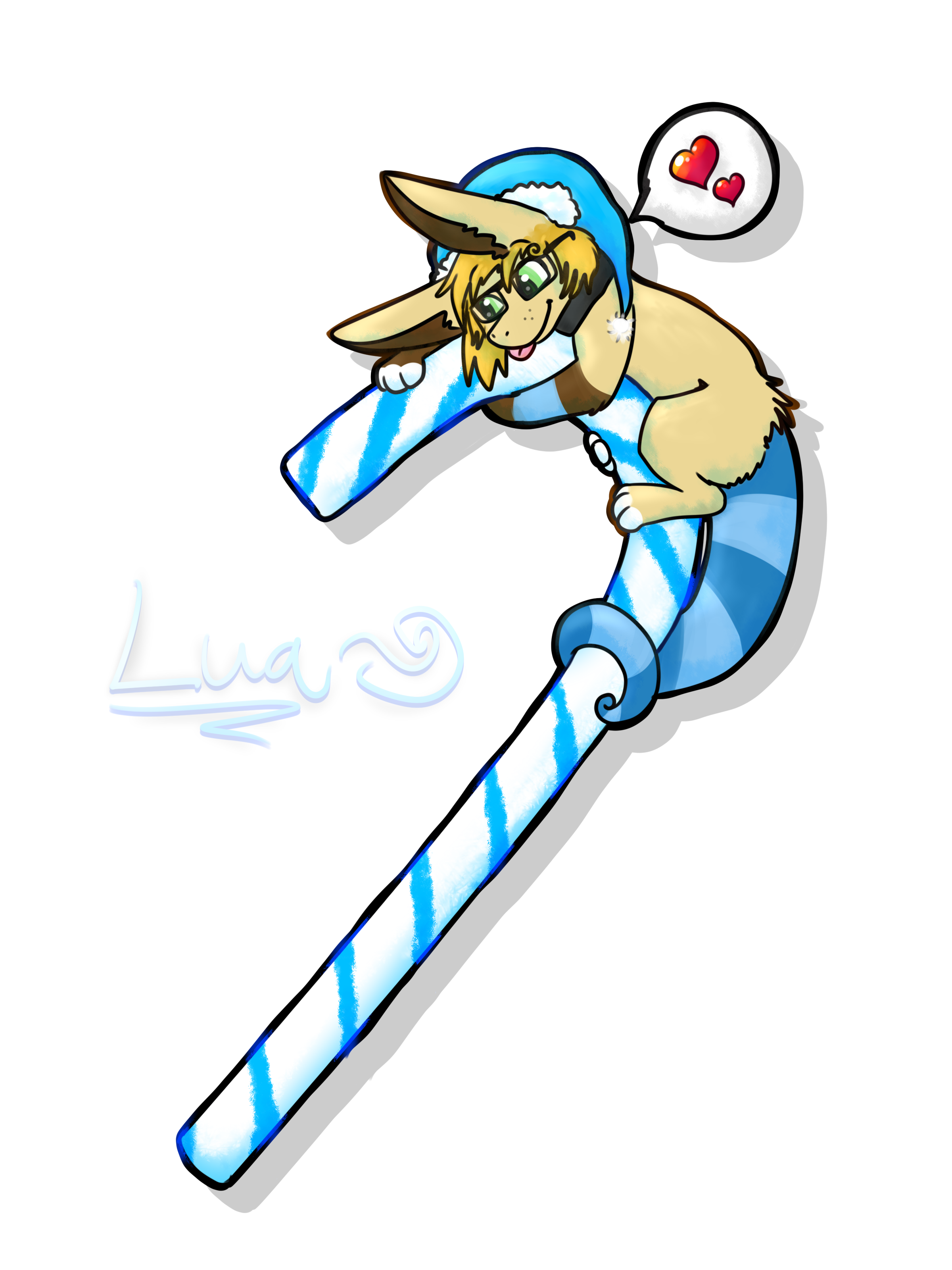 CandyCane Lizardly Bunny