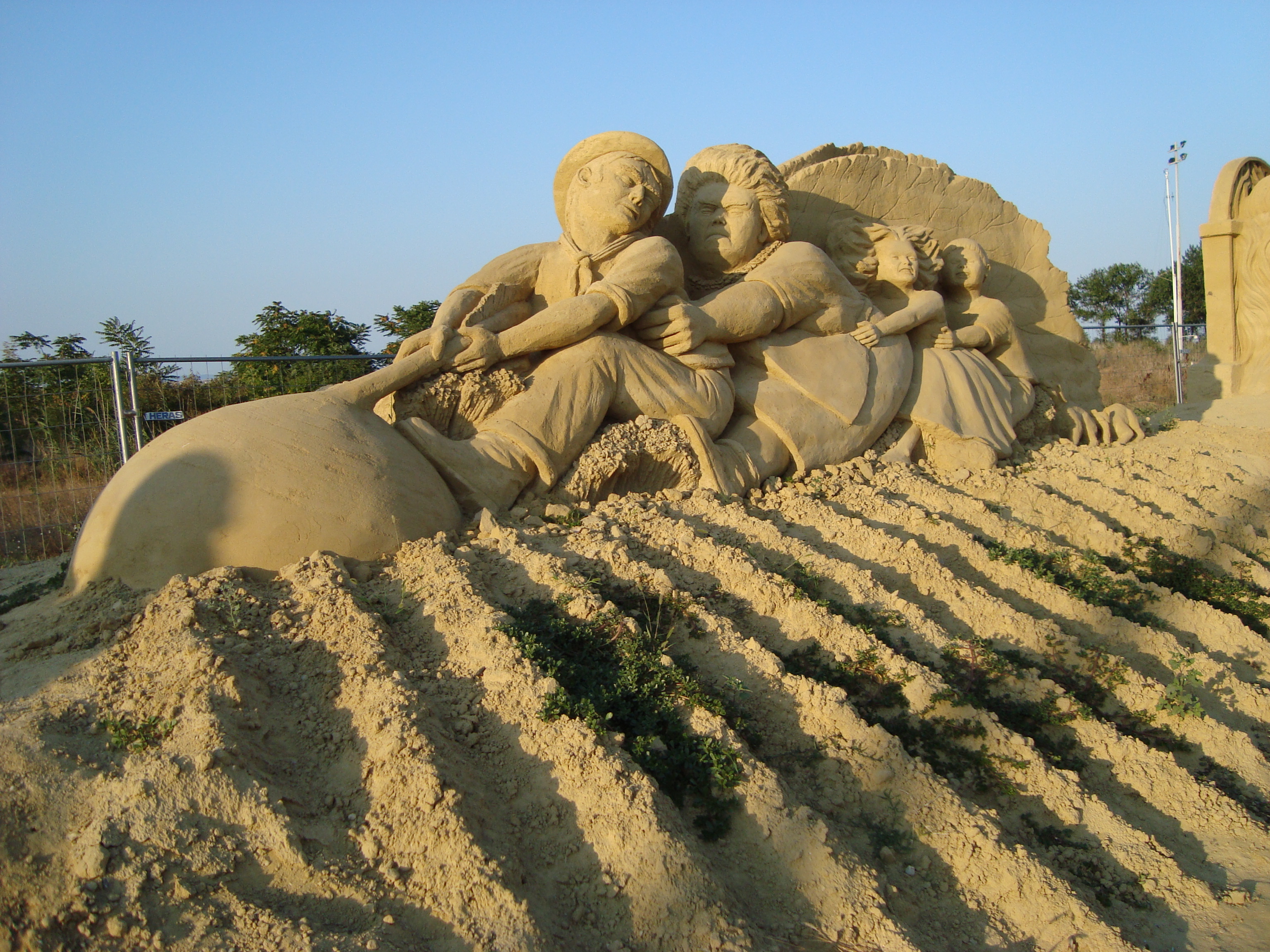 Sand art in burgas 24