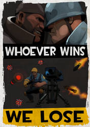 War propaganda contest poster