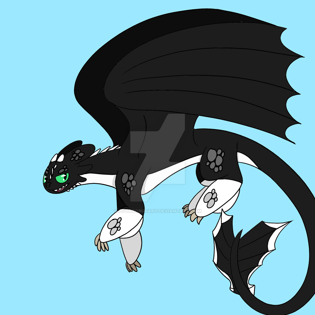 Pokemon Ruff Ruff Dark Form Ruff by potatobugart on DeviantArt
