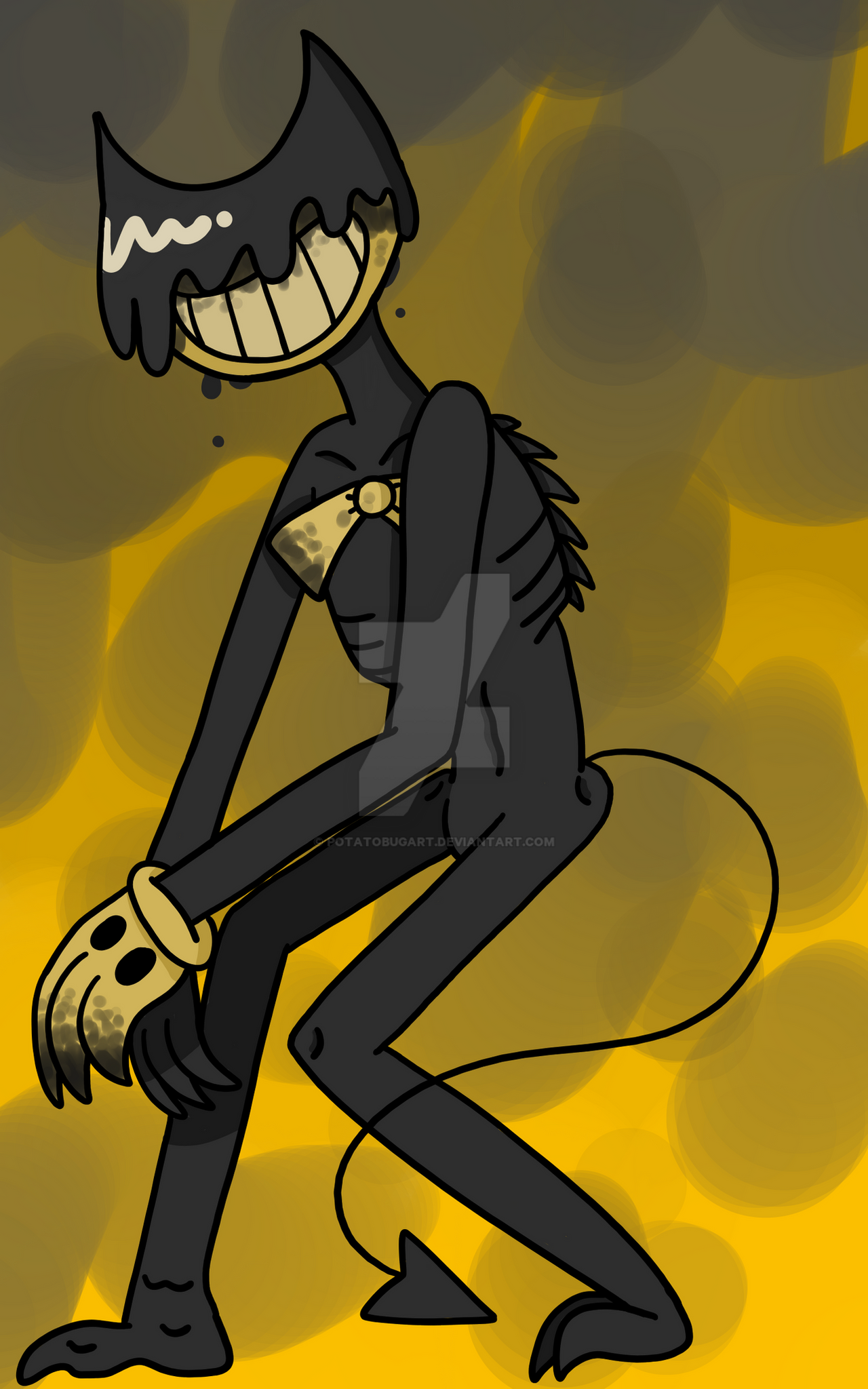 Woman Ink Demon The Ink Demon by potatobugart on DeviantArt
