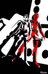 Domino and Deadpool