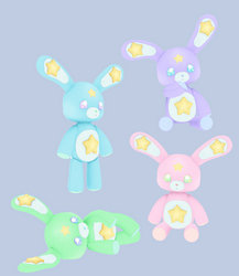 Star Bunny Plushes