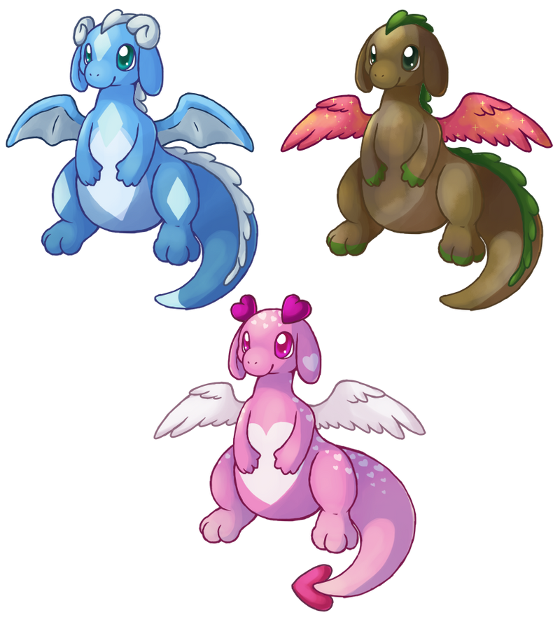 All Rika's Dragon House Dragons by Rika-of-Thunder on DeviantArt