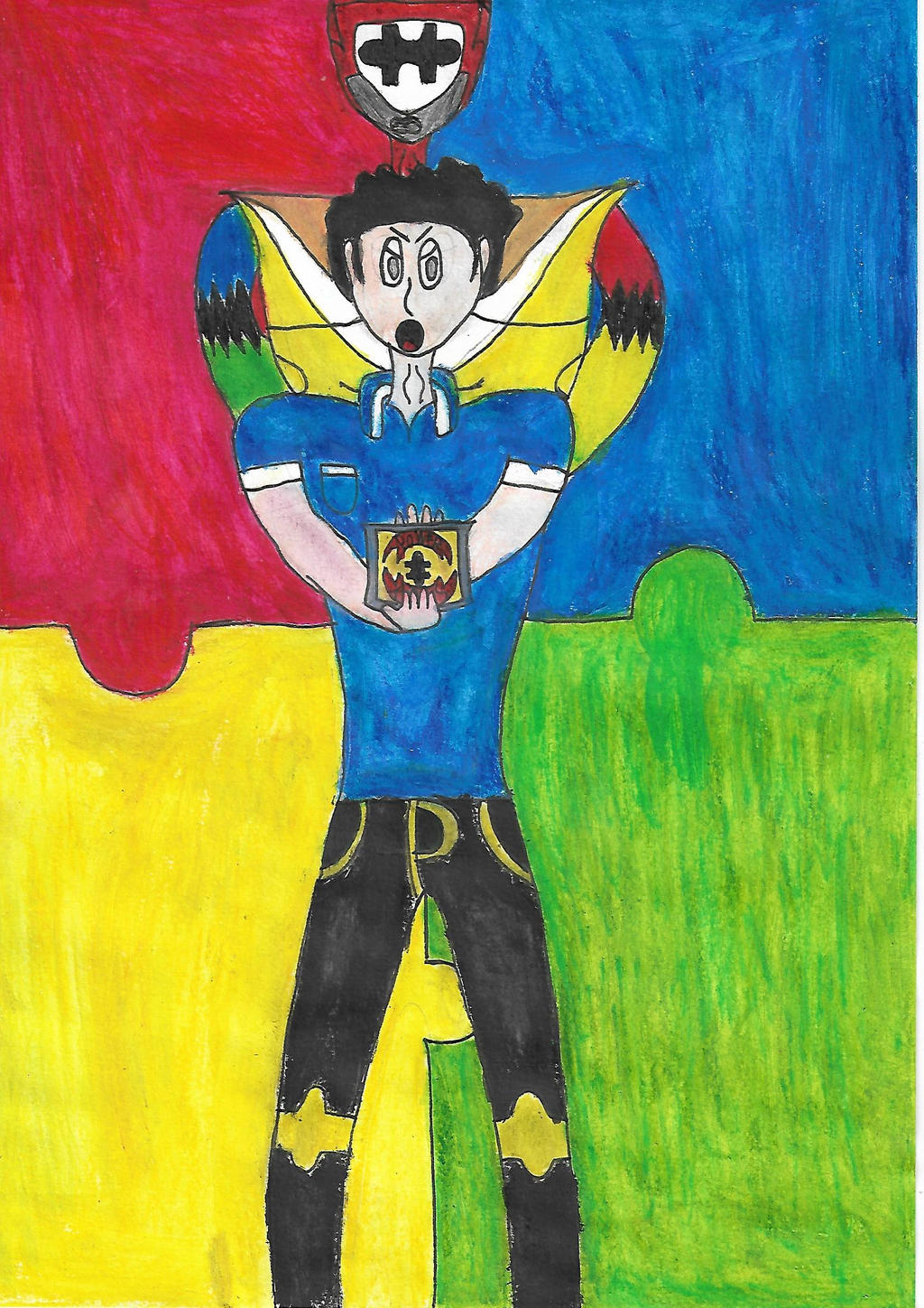 Myself as Autistic Ranger!!!! (It's Builder Time!) by Fistron on DeviantArt