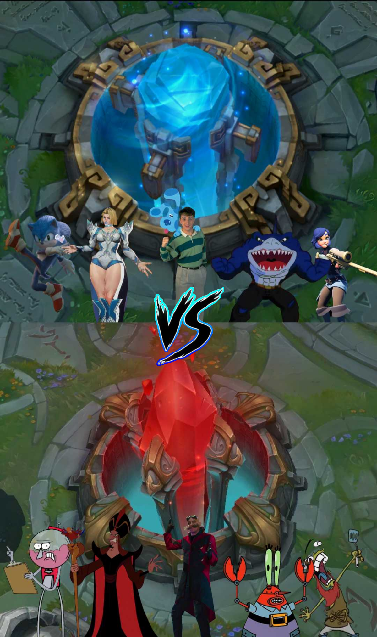 League of Legends, But With Random Characters: by Fistron on DeviantArt