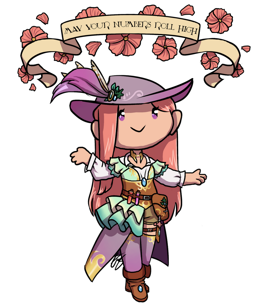 Dnd Rouge Chibi COMMISSION: DND Chibi by ems-artwork on DeviantArt