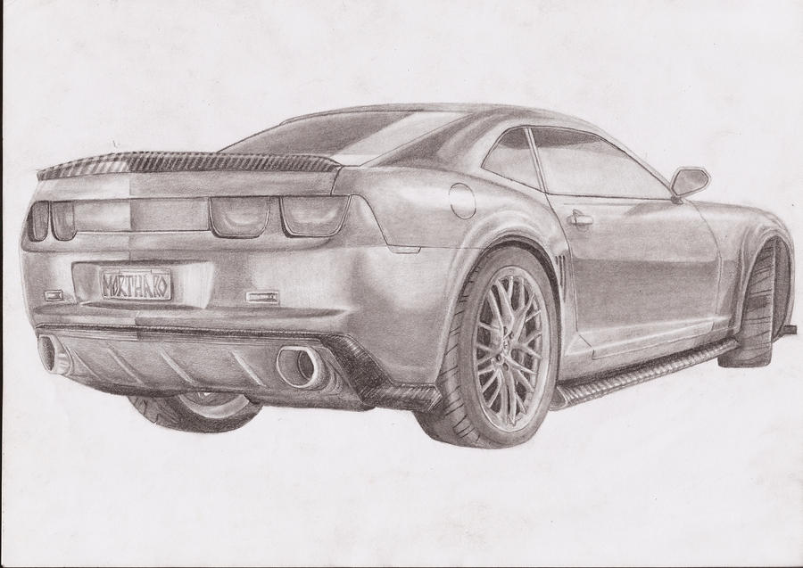 Chevrolet Camaro - Pencil drawing by Mortharo on DeviantArt.