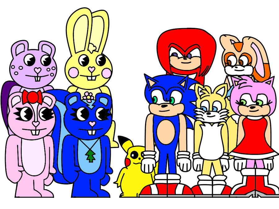 Sonic meets Htf Request by MadManHTF on DeviantArt