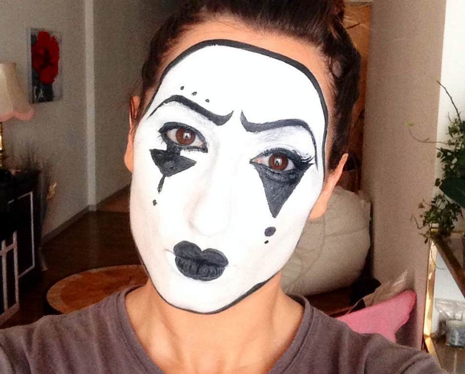 Easy Mime Makeup By Sarahmagicmakeup On