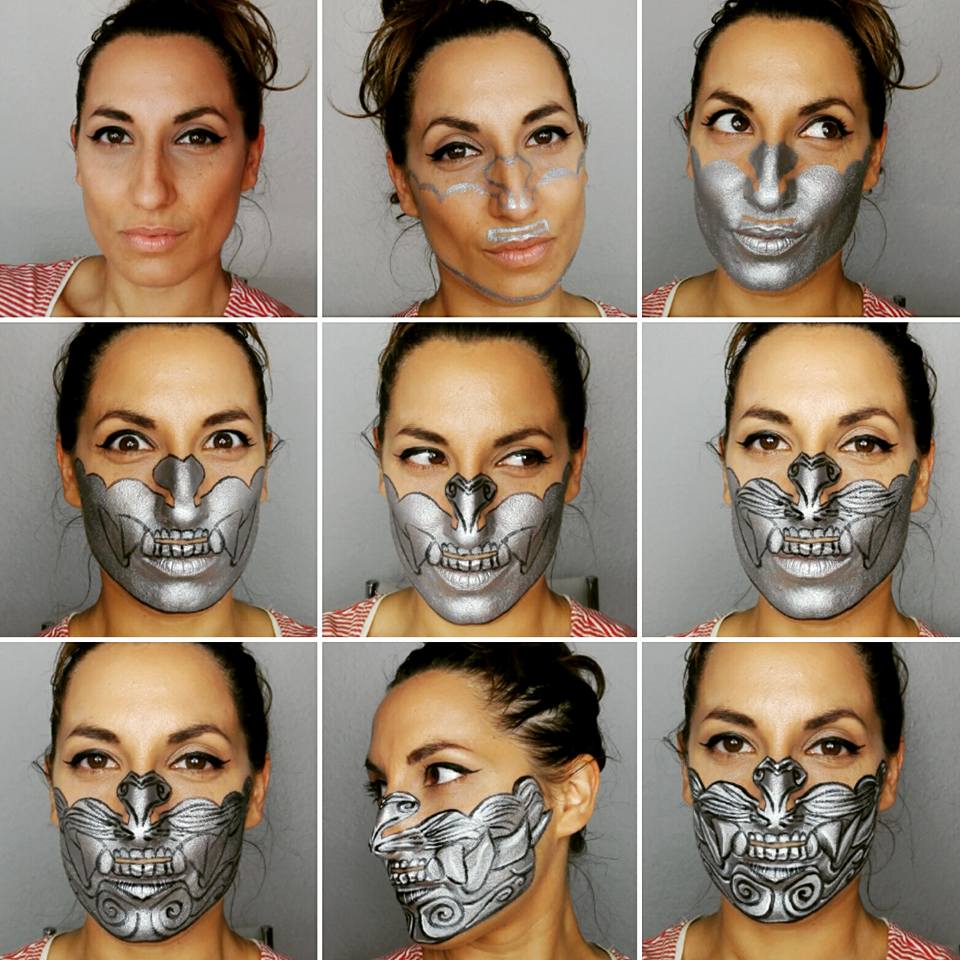 Batman Msk Tutorial Batman Mask Makeup Tutorial | Saubhaya Makeup