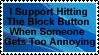 Hitting The Block Button Redo by GreedLin on DeviantArt