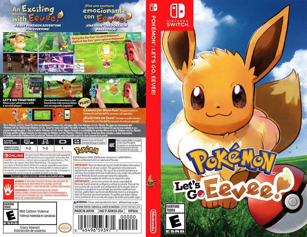 Pokemon Lets Go Eevee Cover by GreedLin on DeviantArt