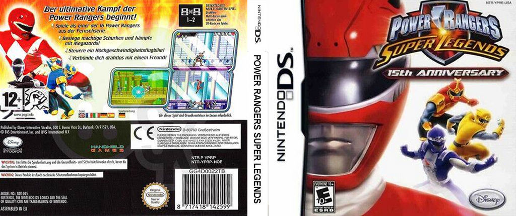 DS Cover - Power Rangers super legends by GreedLin on DeviantArt