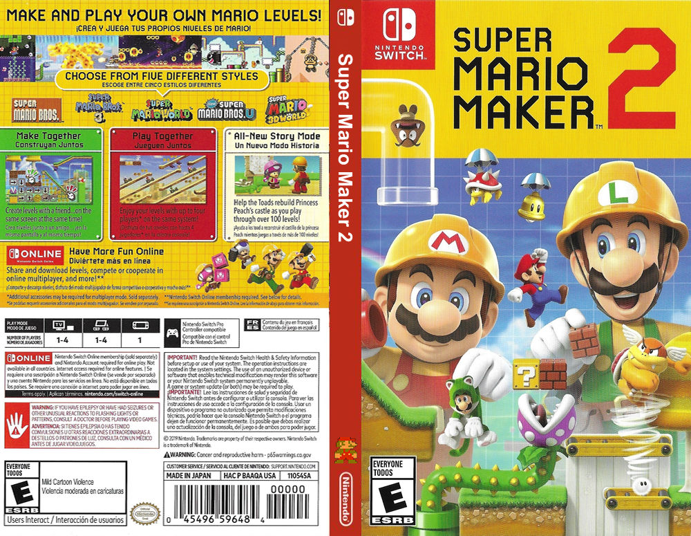Mario Cover Super Mario Maker 2 Cover by GreedLin on DeviantArt