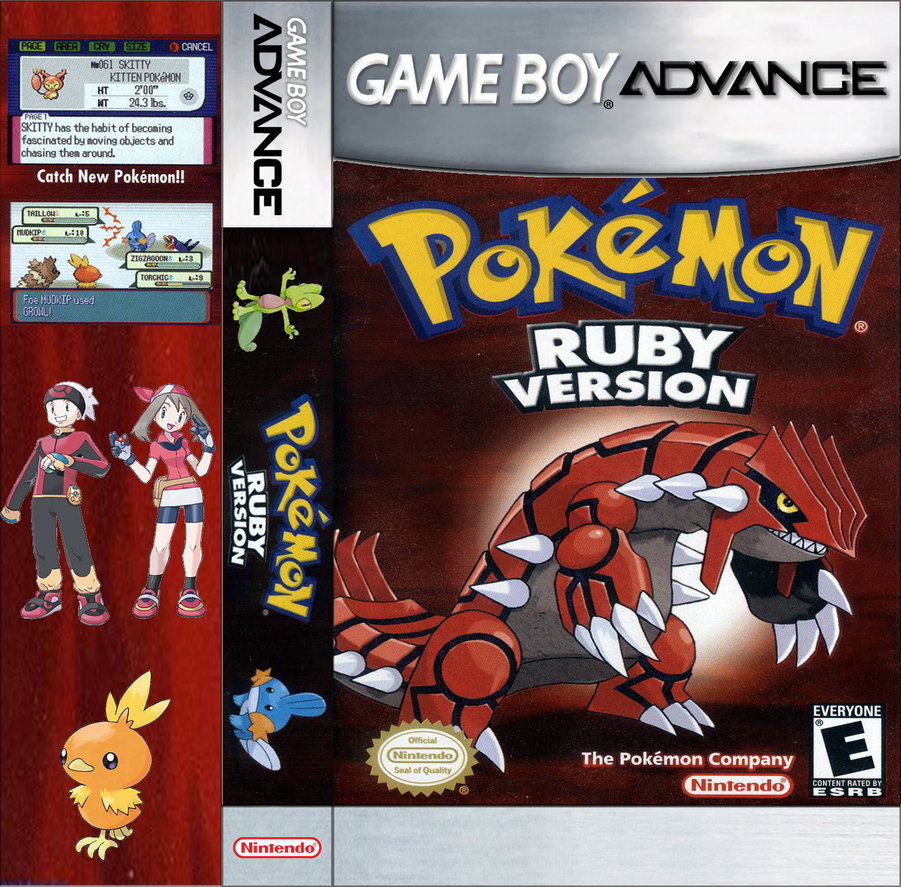 Pokemon Ruby Format Gameboy Cassette Case - Pokemon Ruby by GreedLin on DeviantArt