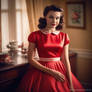 Red Stepford Dress