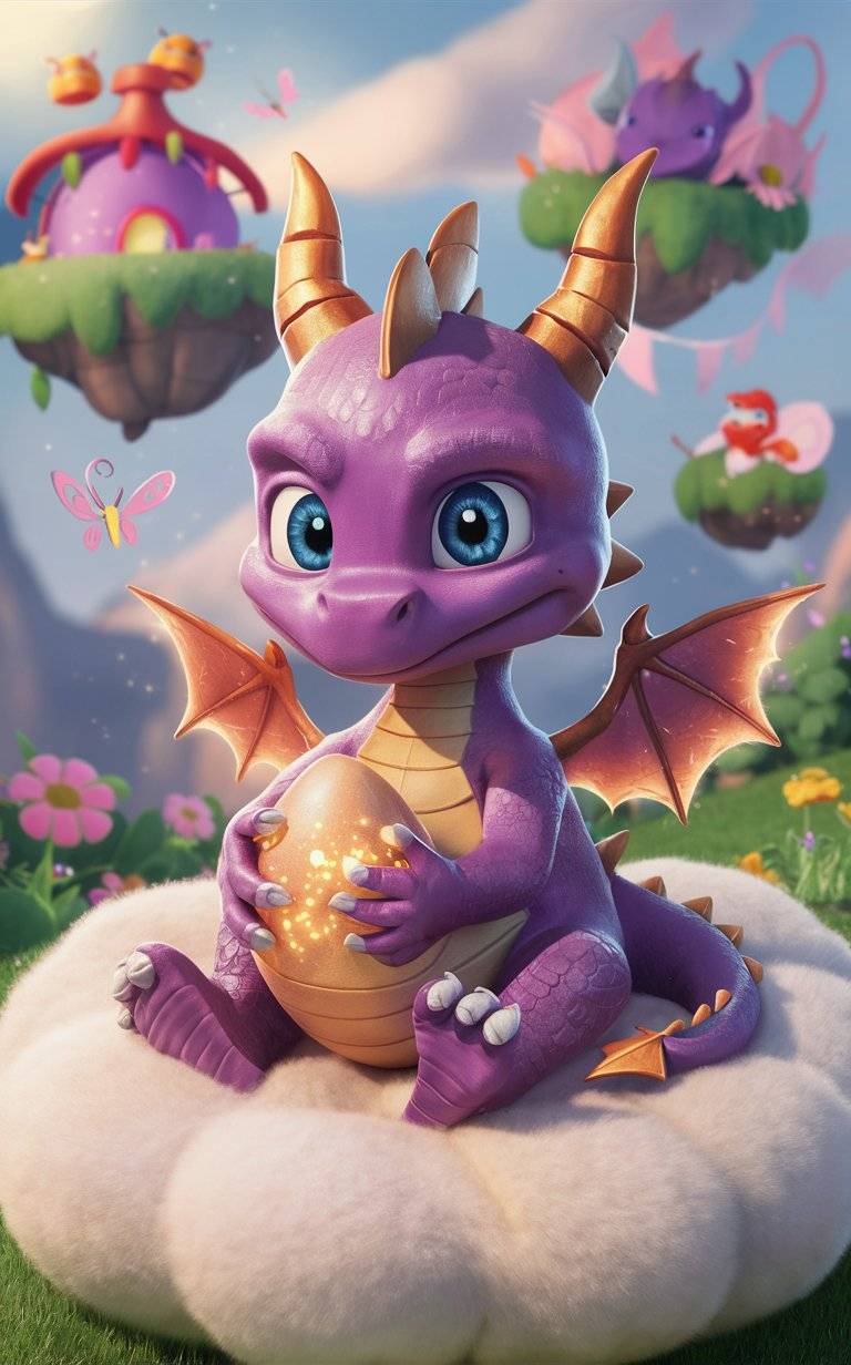Baby Spyro (3) by GreedLin on DeviantArt