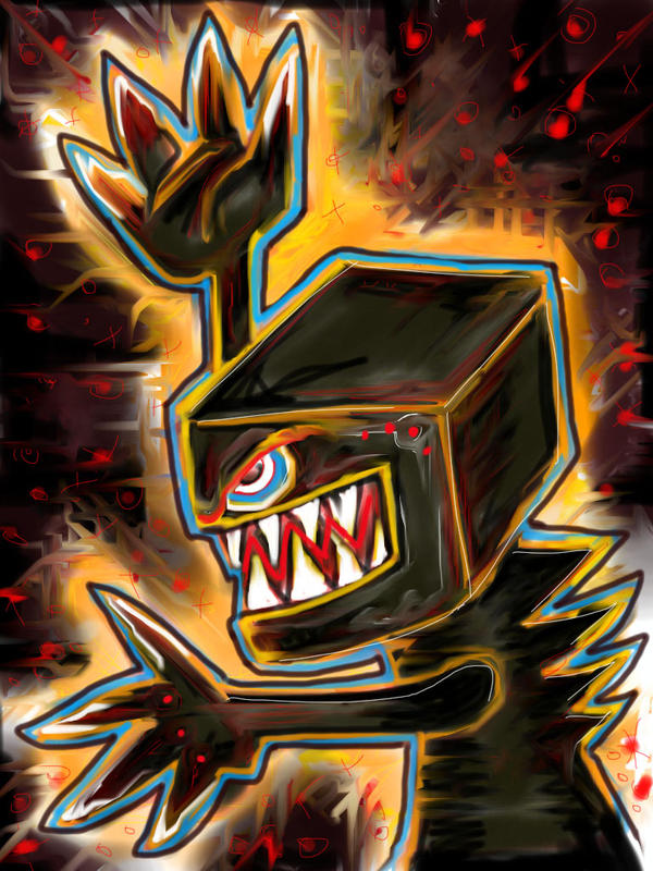 Blockzilla Print BLOCKZILLA by RILEY23 on DeviantArt