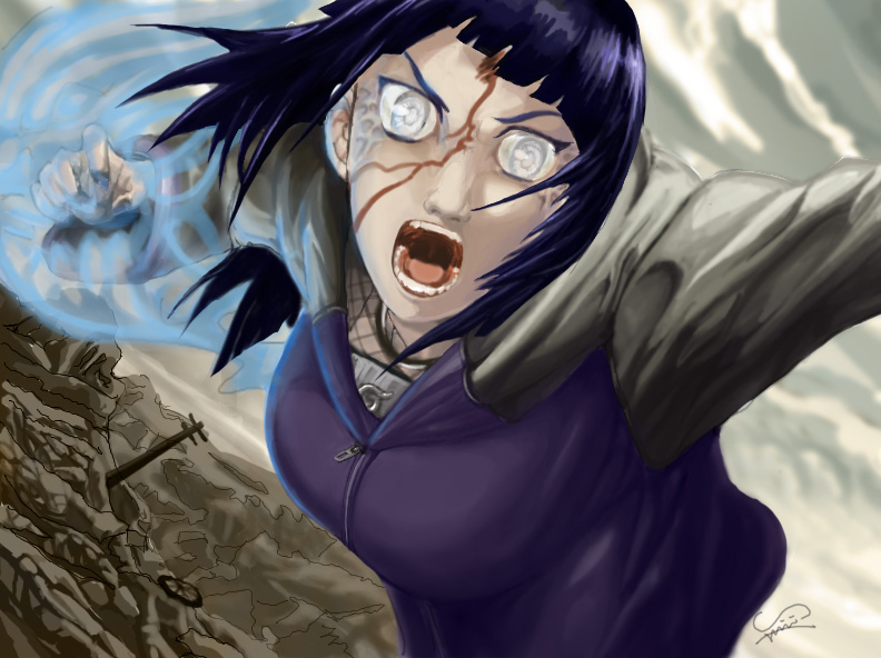 photo Hinata Byakugan Wallpaper naruto hinata fighting wallpaper