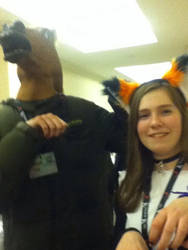 Horse head person And I