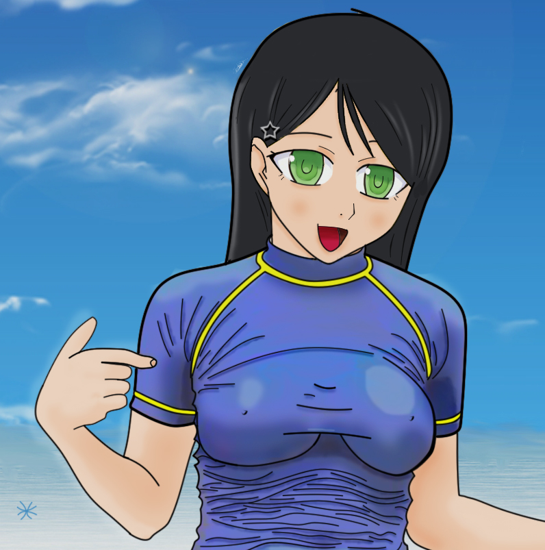 Anime Girl Wetsuit