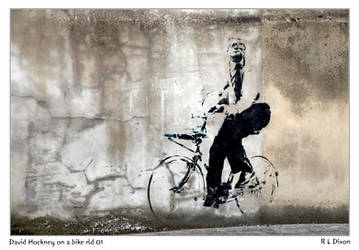 David Hockney on a bike rld 01 dasm