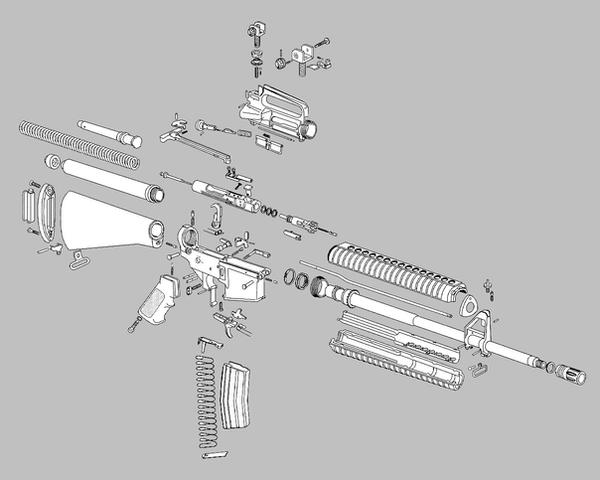 Ar 15 Parts Diagram Ar 15 Parts Diagram