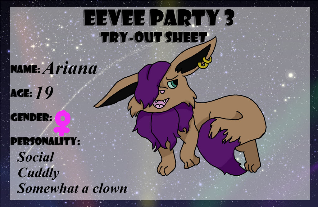 Eevee Party App- Ariana