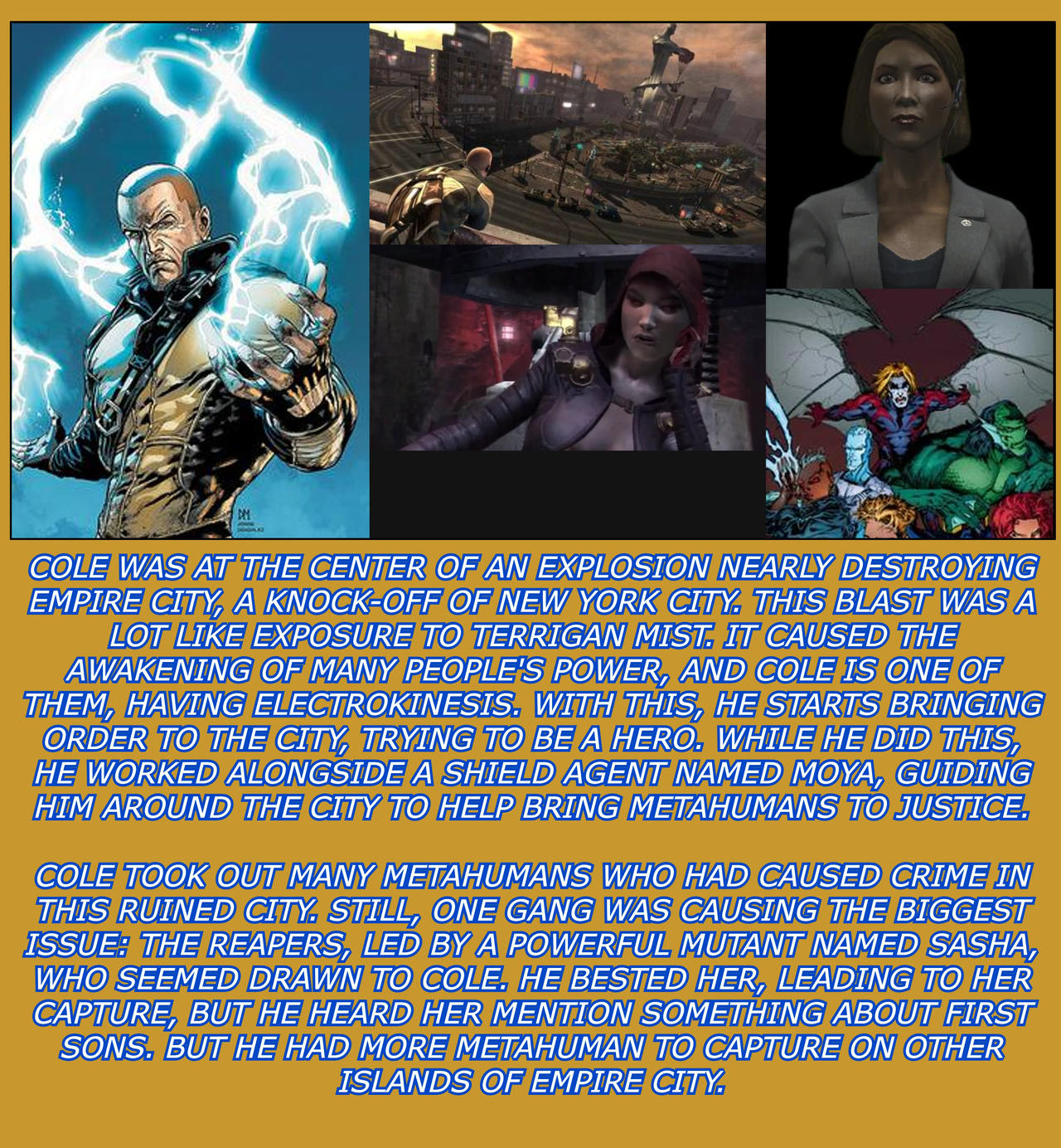 Cole Rising UH Cole Rising Hero of Empire City by sonicdudes2000 on DeviantArt
