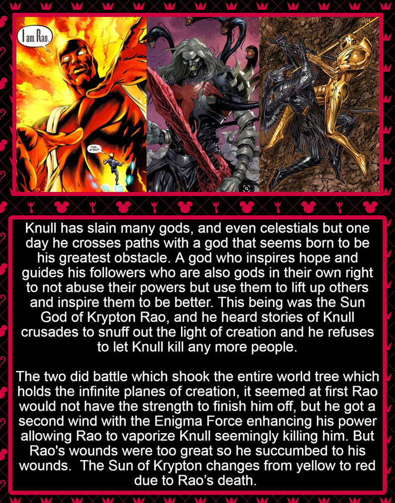 Sun Vs Rukbat UH Rao vs Knull/ Sun God vs King in Black by sonicdudes2000 on DeviantArt
