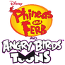 Phineas and Ferb and Angry Birds Toons Logo